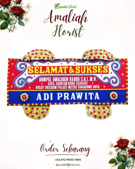 Papan Bunga Ucapan Selamat Sinuruik